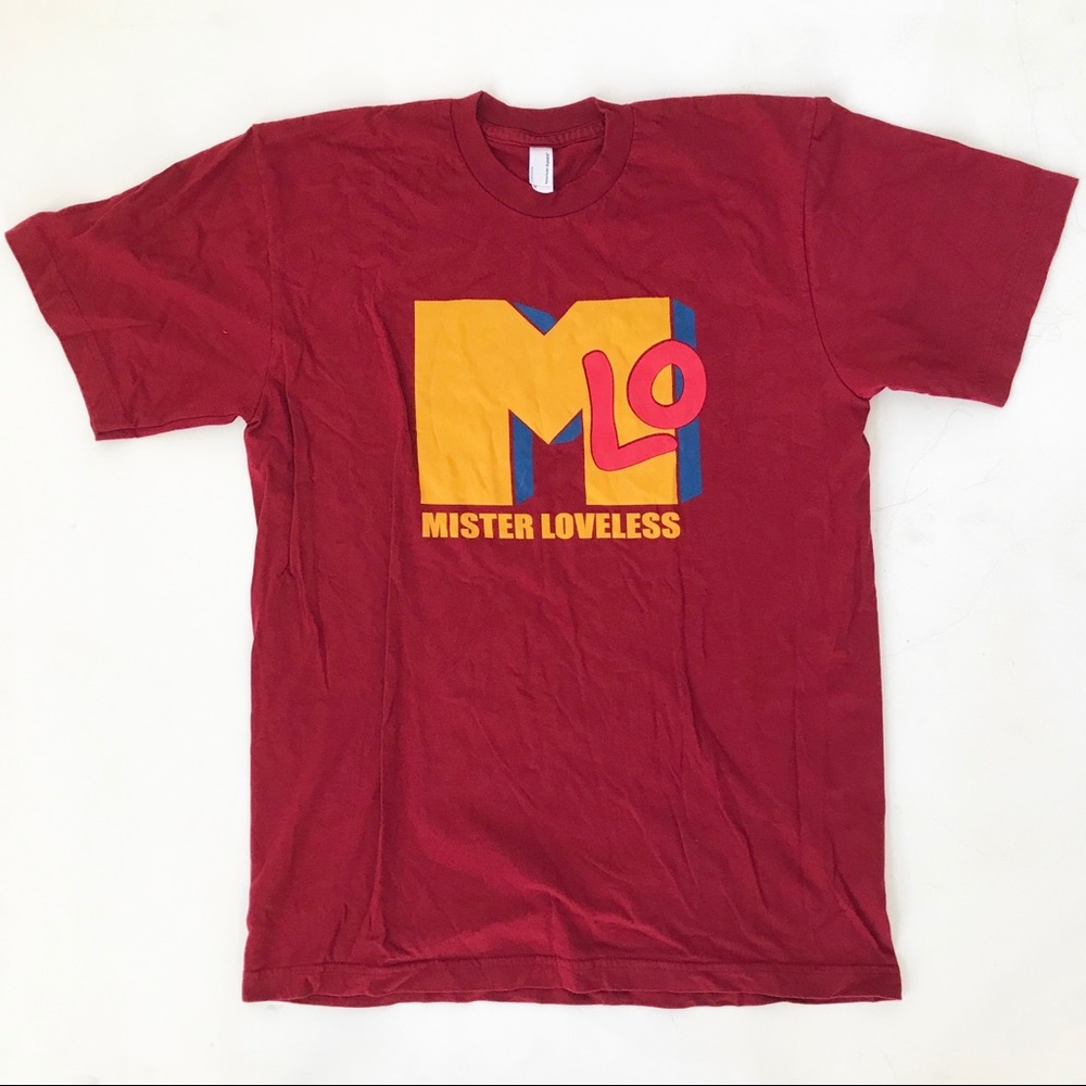 Mister Loveless Band Tee w/ MTV-Like Graphic in M